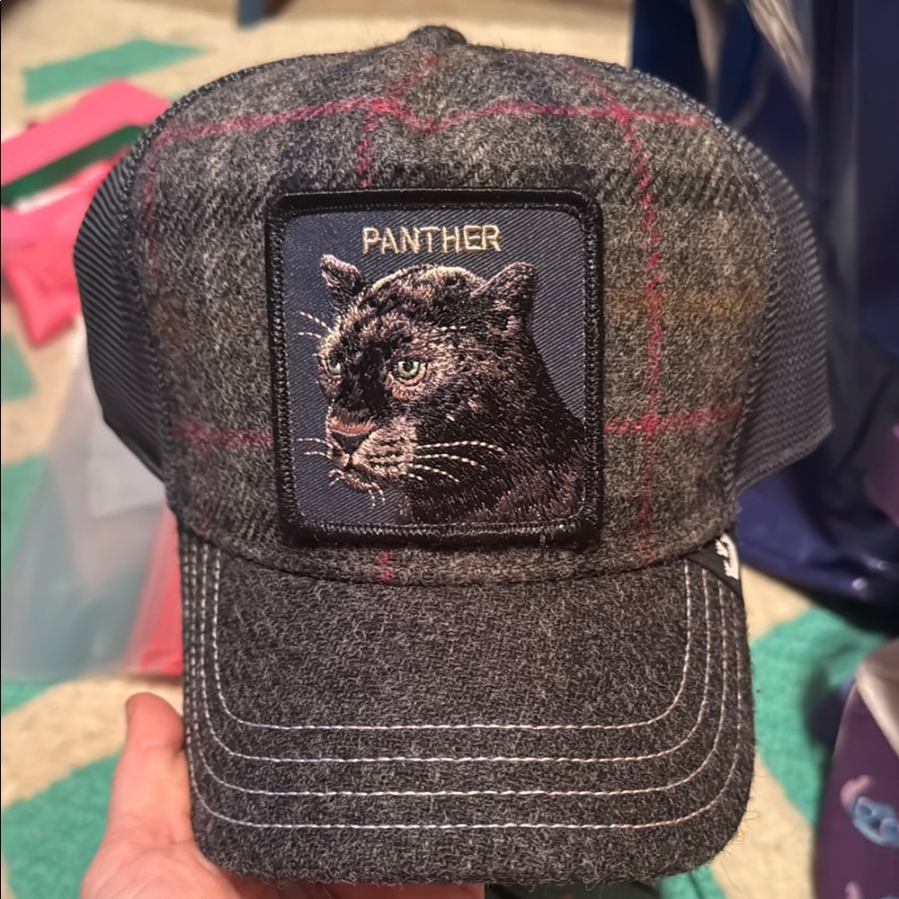Goorin Bros NWT Charcoal Panther Mesh Cap